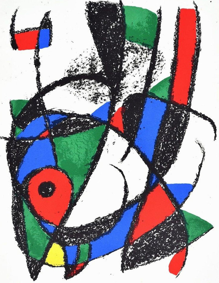 Lithograph I 1974 Limited Edition Print by Joan Miro Lithograph I 1974 Limited Edition Print by Joan Miro