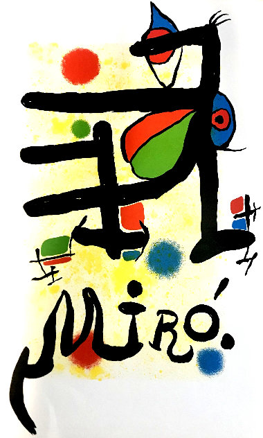 Untitled Abstract Lithograph Limited Edition Print by Joan Miro
