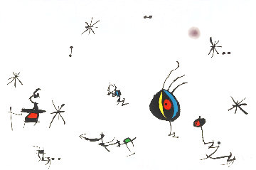 Barcelona 1972 HS Limited Edition Print - Joan Miro Barcelona 1972 HS Limited Edition Print - Joan Miro