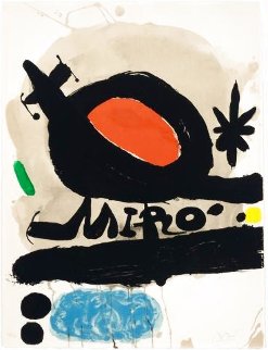 Exhibition L\'oiseau Solaire, L\'oiseau Lunaire, Etincelles 1967 Limited Edition Print - Joan Miro Exhibition L\'oiseau Solaire, L\'oiseau Lunaire, Etincelles 1967 Limited Edition Print - Joan Miro