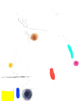 Grave Sur Le Givre I 1972 HS Limited Edition Print - Joan Miro Grave Sur Le Givre I 1972 HS Limited Edition Print - Joan Miro