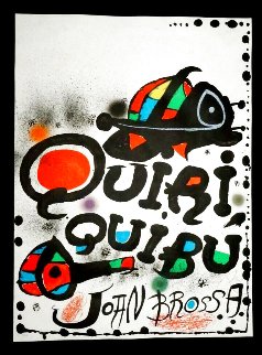 Quiri Quibu Joan Brossa HS Limited Edition Print - Joan Miro Quiri Quibu Joan Brossa HS Limited Edition Print - Joan Miro