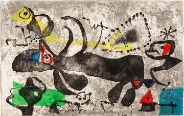 Els Gossos IV 1979 HS Limited Edition Print - Joan Miro Els Gossos IV 1979 HS Limited Edition Print - Joan Miro