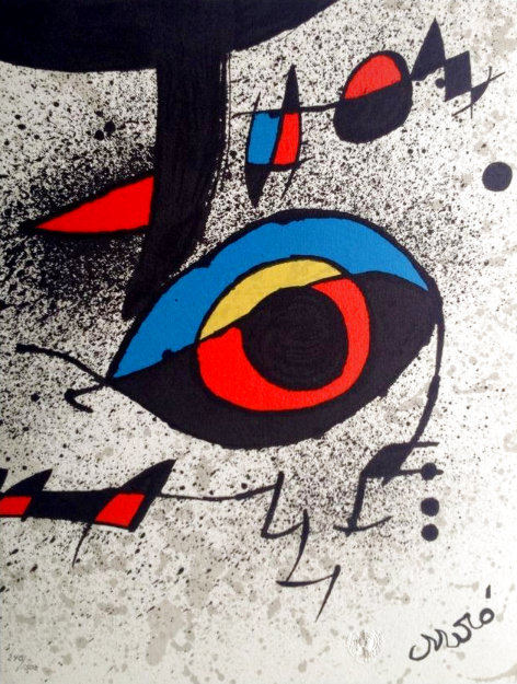 United Nations Peace Keeping Operations 1980 Limited Edition Print - Joan Miro