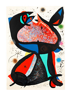Nestor 1975 Limited Edition Print - Joan Miro Nestor 1975 Limited Edition Print - Joan Miro