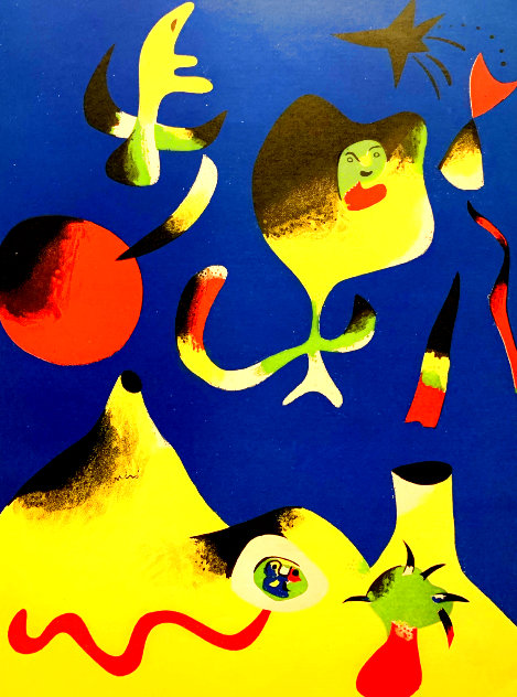 Joan Miro Pace Gallery 1979 Lithograph 35x21 by Joan Miro