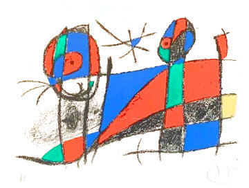 Untitled, From Joan Miro Lithographs IV HS Limited Edition Print - Joan Miro Untitled, From Joan Miro Lithographs IV HS Limited Edition Print - Joan Miro