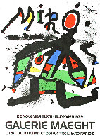 Galerie Maeght Exhibition Poster 1979  Limited Edition Print by Joan Miro - 2