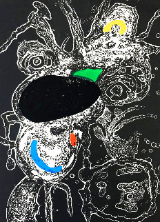 Untitled Etching 1975 HS Limited Edition Print - Joan Miro Untitled Etching 1975 HS Limited Edition Print - Joan Miro