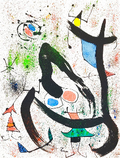 Seers IV (Les Voyants) 1970 HS Limited Edition Print - Joan Miro Seers IV (Les Voyants) 1970 HS Limited Edition Print - Joan Miro