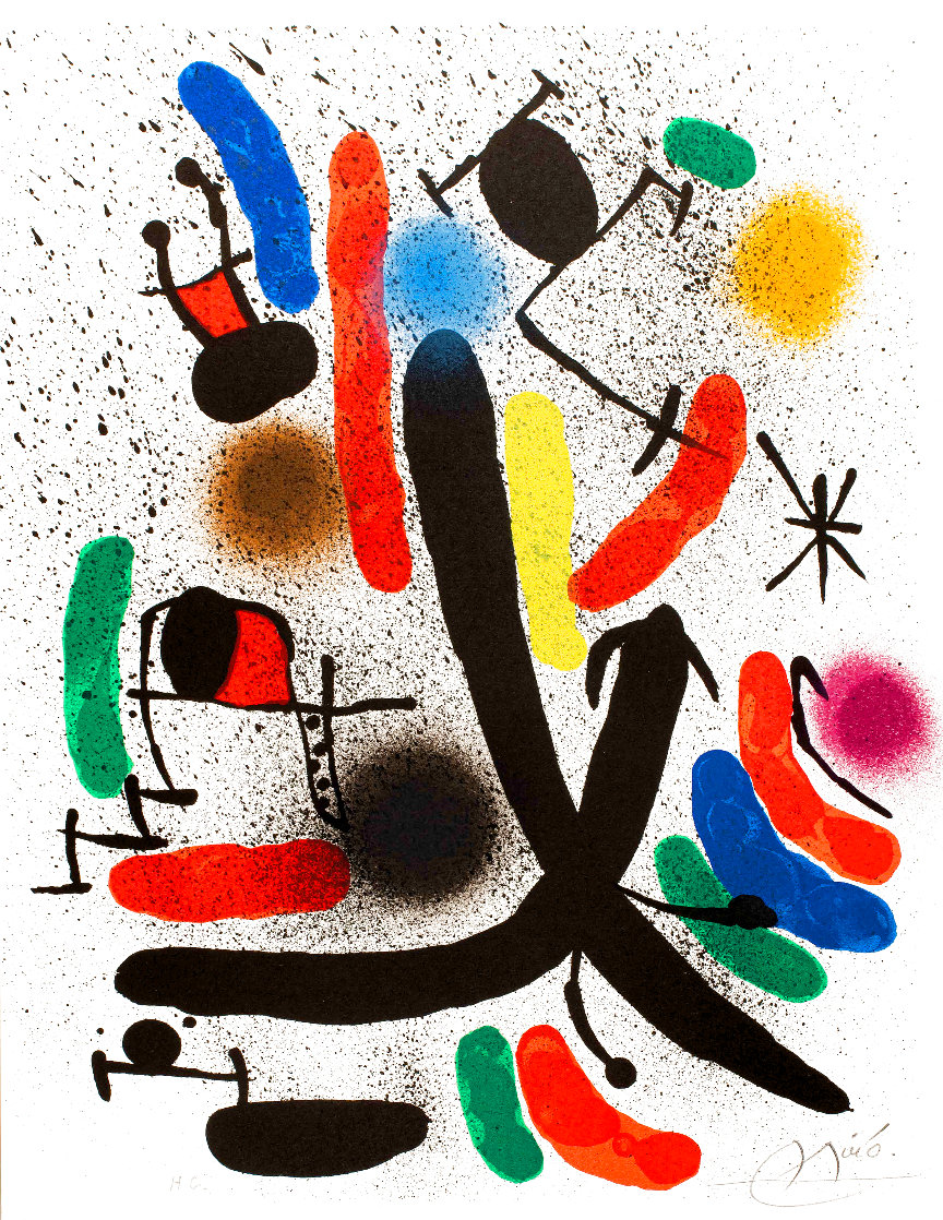 Miró Lithographe I (Maeght 855) HS  Limited Edition Print by Joan Miro