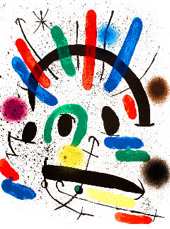 Miró Lithographe I (Maeght 858) 1972 HS Limited Edition Print - Joan Miro Miró Lithographe I (Maeght 858) 1972 HS Limited Edition Print - Joan Miro