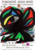 Fundació Joan Miró’ Barcelona Exhibition Poster 1975 Limited Edition Print by Joan Miro - 0 Fundació Joan Miró’ Barcelona Exhibition Poster 1975 Limited Edition Print by Joan Miro - 0