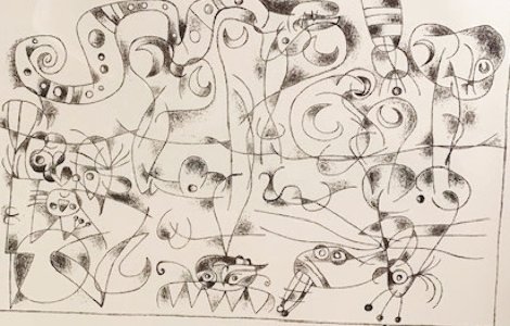 King Ubu IV, 1966 HS Limited Edition Print - Joan Miro