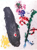 Flower 1961 Limited Edition Print by Joan Miro - 0 Flower 1961 Limited Edition Print by Joan Miro - 0