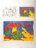 At Night, the Bear (La Nuit, L’ours ) 2nd State - Ubu Plate XI 1996 HS Limited Edition Print by Joan Miro - 2