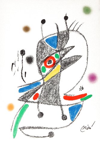 Maravillas con Variaciones Acrósticas en el Jardín de Miró 1975 Limited Edition Print - Joan Miro
