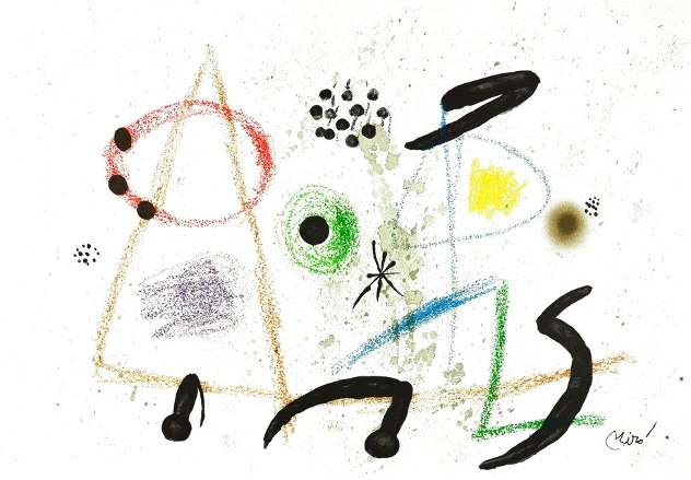 Maravillas con Variaciones Acrósticas en el Jardín de Miró 1975 Limited Edition Print by Joan Miro