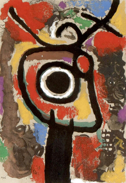 Personnage et Oiseau 1963 Limited Edition Print by Joan Miro Personnage et Oiseau 1963 Limited Edition Print by Joan Miro