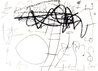 Paysage Anime Crayon Drawing - 1977 12x9 HS Drawing by Joan Miro - 0