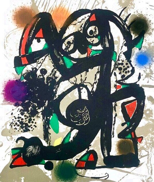 Lithographs III Plate VI 1977 HS by Joan Miro