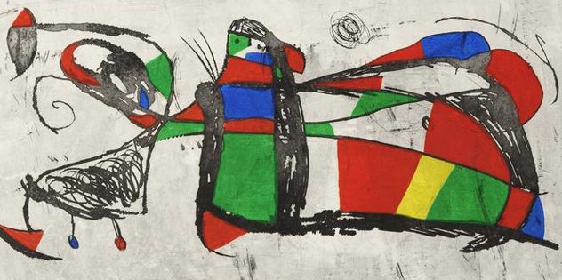 Tres Joans 1978 HS Limited Edition Print by Joan Miro