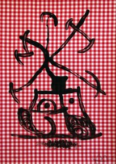 La Dame Aux Damiers (The Lady Playing Checkers) 1969 Limited Edition Print - Joan Miro La Dame Aux Damiers (The Lady Playing Checkers) 1969 Limited Edition Print - Joan Miro