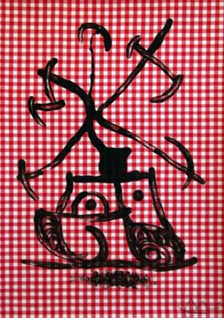 La Dame Aux Damiers (The Lady Playing Checkers) 1969 HS Limited Edition Print by Joan Miro
