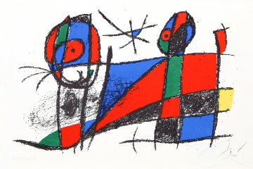 Lithograph VI (M. 1042) 1972 Limited Edition Print - Joan Miro Lithograph VI (M. 1042) 1972 Limited Edition Print - Joan Miro