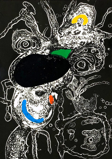 Espriu Plate 3 1975 HS Limited Edition Print by Joan Miro