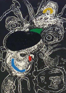 Espriu Plate 3 1975 HS Limited Edition Print - Joan Miro Espriu Plate 3 1975 HS Limited Edition Print - Joan Miro