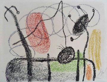 Plate Xix, From: Album 21, 1978 Limited Edition Print - Joan Miro Plate Xix, From: Album 21, 1978 Limited Edition Print - Joan Miro