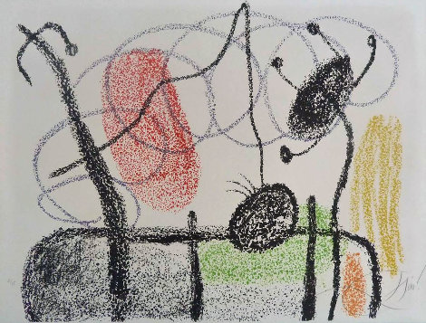 Plate Xix, From: Album 21, 1978 HS Limited Edition Print - Joan Miro