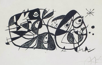 Miro Sultore 1981 Limited Edition Print - Joan Miro Miro Sultore 1981 Limited Edition Print - Joan Miro