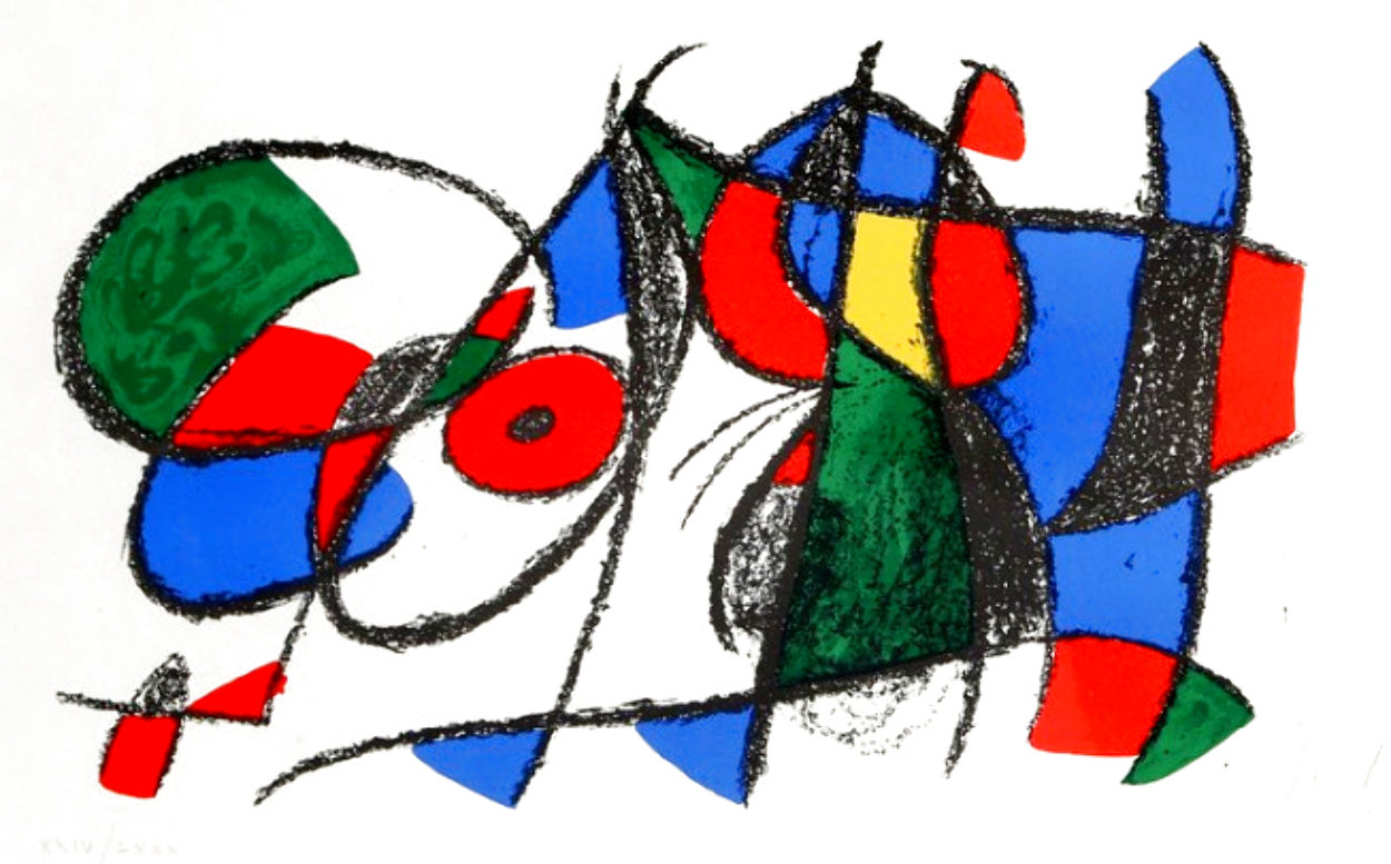 Lithograph VIII Volume II 1975 HS Limited Edition Print by Joan Miro Lithograph VIII Volume II 1975 HS Limited Edition Print by Joan Miro