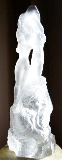 Adam And Eve Acrylic Sculpture 1997 31 in Sculpture - Misha Frid Adam And Eve Acrylic Sculpture 1997 31 in Sculpture - Misha Frid
