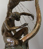 Harp Player Bronze Sculpture 25 in Sculpture by Misha Frid - 4