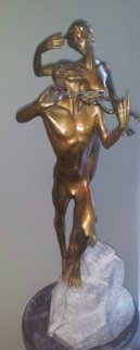Violinist Bronze Sculpture 1998 27 in Sculpture - Misha Frid