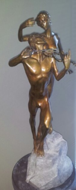 Violinist Bronze Sculpture 1998 27 in Sculpture by Misha Frid