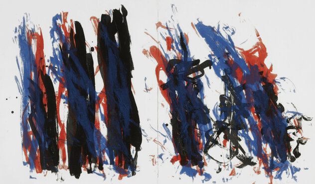 Trees V-A 1992 HS - Huge Limited Edition Print by Joan Mitchell