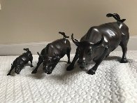 Wall Street Bulls Bronze Sculptures (Set of 3) Sculpture by Arturo Di Modica - 1 Wall Street Bulls Bronze Sculptures (Set of 3) Sculpture by Arturo Di Modica - 1