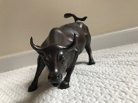 Wall Street Bulls Bronze Sculptures (Set of 3) Sculpture by Arturo Di Modica - 3 Wall Street Bulls Bronze Sculptures (Set of 3) Sculpture by Arturo Di Modica - 3