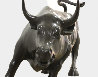 Charging Bull Bronze Sculpture Sculpture by Arturo Di Modica - 0