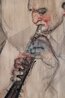 Man with a Clarinet 2024 24x18 Mixed Media Original Painting by Magdalena Modrić - 4 Man with a Clarinet 2024 24x18 Mixed Media Original Painting by Magdalena Modrić - 4