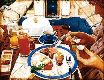 Trois Minutes a Phuket 1990 47x47 Original Painting - Anton Molnar Trois Minutes a Phuket 1990 47x47 Original Painting - Anton Molnar