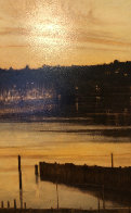 Harbor Lights 2000 58x38 Huge Original Painting by Thomas Monaghan - 2