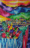 Marina Delivery 40x30 Original Painting by Ron Mondz - 0 Marina Delivery 40x30 Original Painting by Ron Mondz - 0