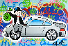 Love My Porsche 2014 48x72 - Huge Mural Sized Original Painting by Alec Monopoly - 0