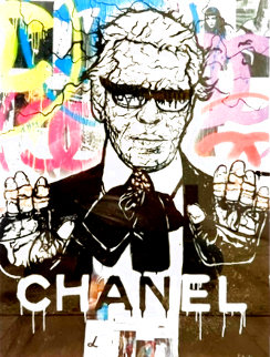 Lagerfeld Chanel AP 2015 Embellished Limited Edition Print - Alec Monopoly