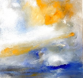 Sky is the Limit 2022 50x50 - Huge Original Painting - Victoria Montesinos